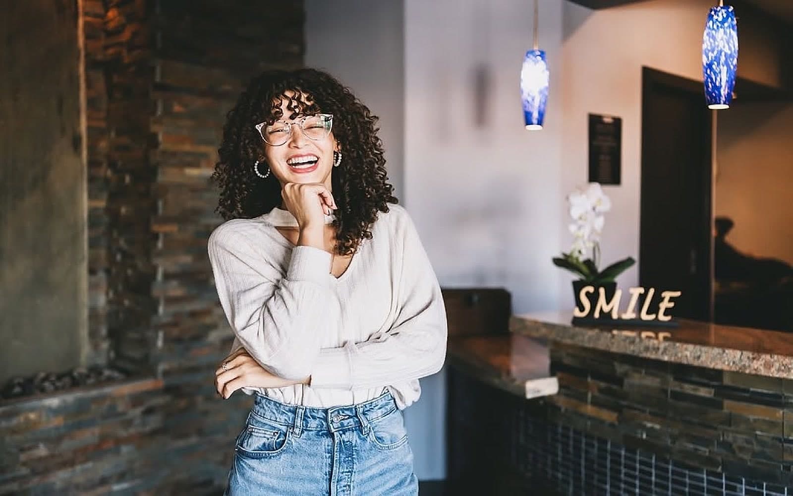 Cosmetic — smile / whitening context, real and consented